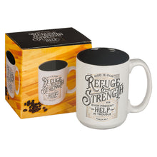 Refuge and Strength Ceramic Coffee Mug- Psalm 46:1