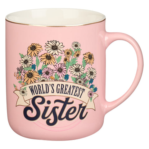 World’s Greatest Sister Ceramic Coffee Mug