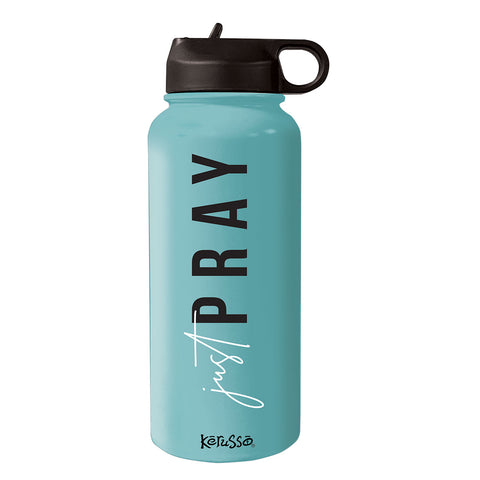 32 oz Stainless Steel Bottle - Just Pray