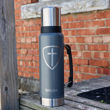 Magnum Steel Drink Tank 42 oz Thermos - Cross Shield