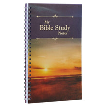 My Bible Study Notes Notebook