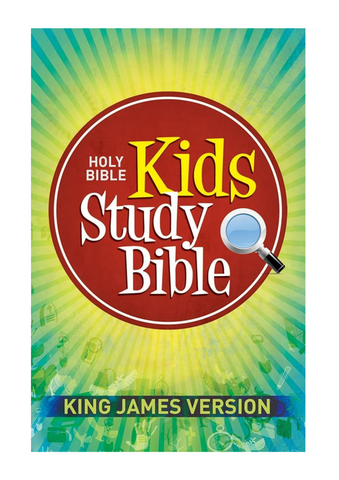 KJV Kids Study Bible, Hardcover Edition, Red Letter