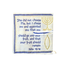 Prayer Shawl Tallit Navy Blue/Gold & Matching Bag With Zipper