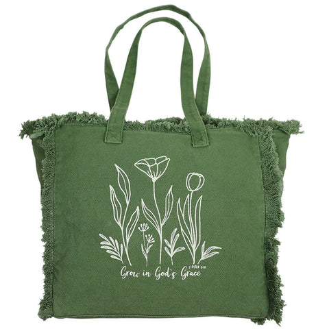 Grow in God's Grace Tote Bag