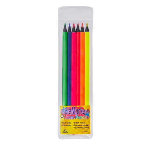 6 Piece Assorted Dry Pencil Bible Marker Set