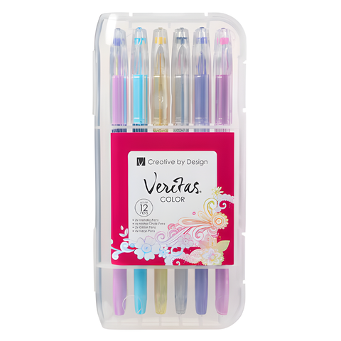 Assorted Gel Pen Set- 12 pc