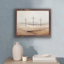 Three Crosses Framed Art