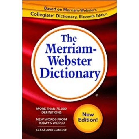 Diccionario Merriam-Webster en rústica comercial, edición más reciente