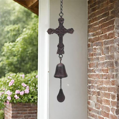 Windchime Ringer Cross with Bell