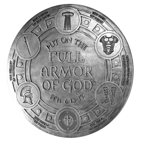 Full Armor of God Round Wall Plaque, 12