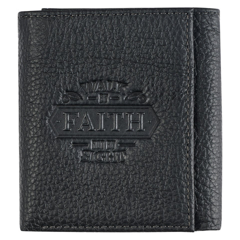 Walk by Faith RDIF Blocking Wallet-2 Corinthians 5:7