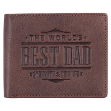 The World’s Best Dad RDIF Blocking Wallet-Joshua 1:9