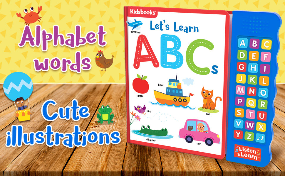 キッズ・ファミリー Basic ABCs + Books 4, 5, 6 Amazon.com: ABC Book for Kids: Learn with Lots of Alphabet