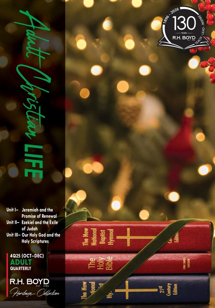 Adult Christian Life Student Book, QTR 4 (October-December) Will Ship in September