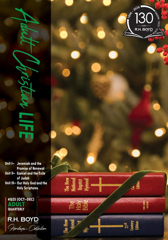 Adult Christian Life Student Book, QTR 4 (October-December) Will Ship in September