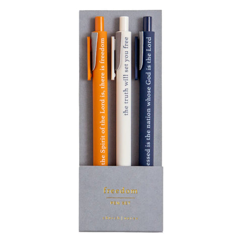 Freedom Bible Study Pen Set