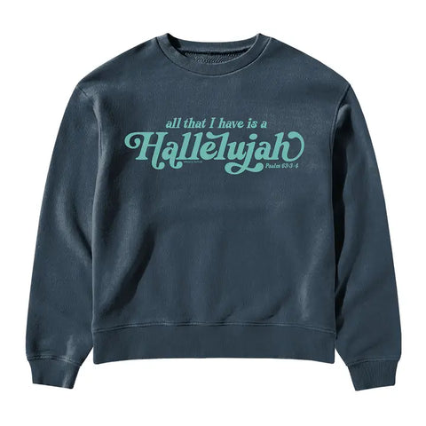 Womens Sweatshirt Hallelujah