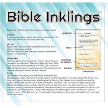 Bible Inklings Trivia Game for Christian Families