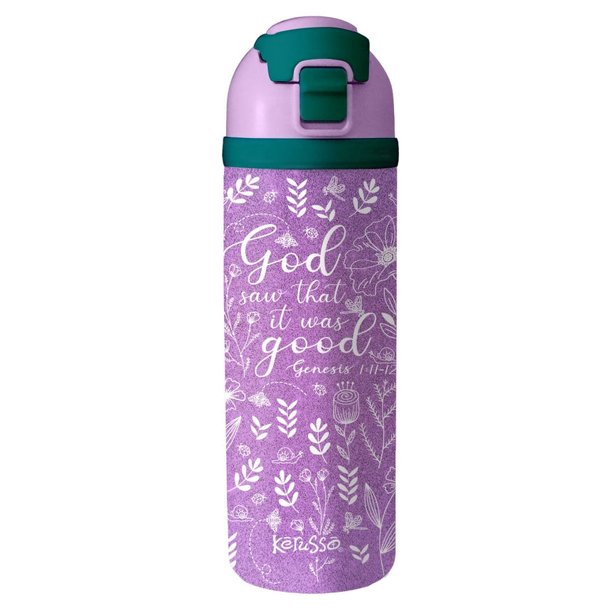 It Was Good Glitter 24 oz Flip Top Bottle