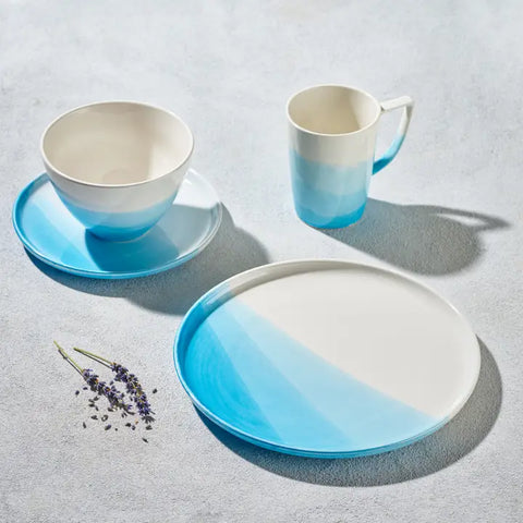 Vikko Classic - Sky Blue, Fine Porcelain 16 Pc Set