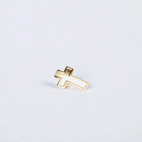 Lapel Pin Cross - Gold