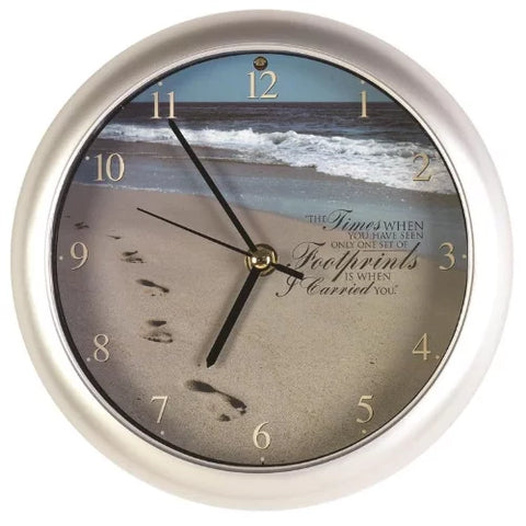 Footprints Musical Clock