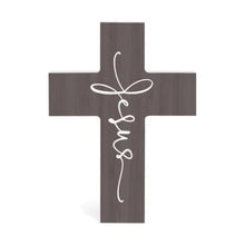 Cross with Jesus Name in Script