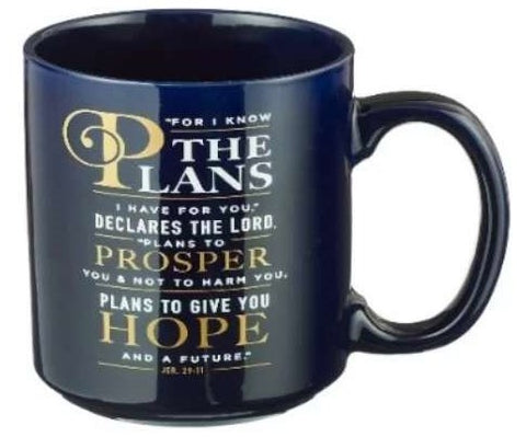 For I know the Plans Coffee Mug- Jeremiah 29:11