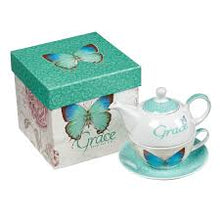 Grace Butterfly Blessings Tea Set for One