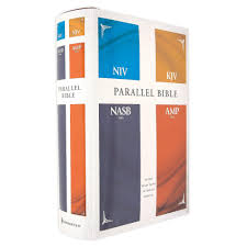NIV, KJV, NASB, AMPLIFIED Parallel Bible: Four Bible Versions Together for Study and Comparison, Hardcover