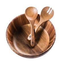 Large Wooden Salad Bowl, 12