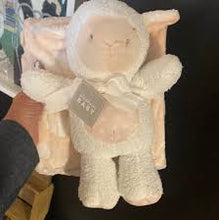 Snuggle Fleece Crib Blanket And Plush Toy Set (Pink Lamb) 30