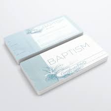 Baptism Certificates, Pad of 25