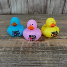 Rubber Duck- Jesus Loves You! (Each Duck Sold Separately)