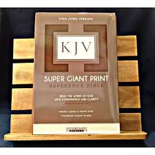 KJV Super Giant Print Reference Bible, Indexed