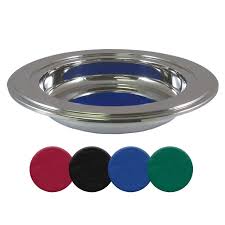 Deluxe Offering Plate Silver-With 4 Pads