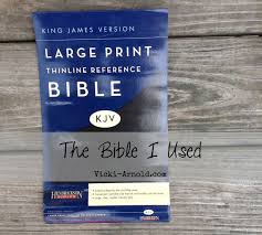 KJV Large Print Thinline Reference Bible, Purple Royalty/Lavendar