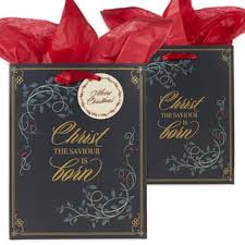 Christ is Born Christmas Gift Bag