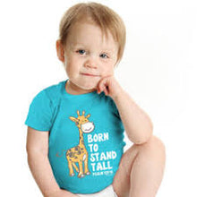 Baby T-Shirt Giraffe Born To Stand Tall