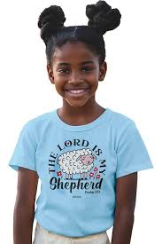 Lord Is My Shepherd Kids T-Shirt