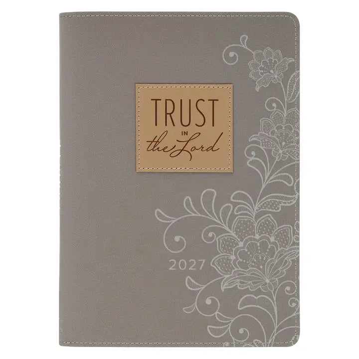 2027 Executive Planner Trust in the Lord Prov. 3:5 with Zipper