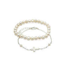 Blessing Pearl and Silver Bracelet Set