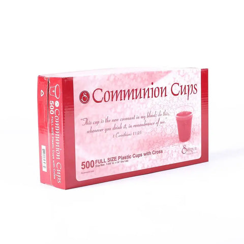 Communion Cups W/ Cross Full Size 1 3/8in 500Ct
