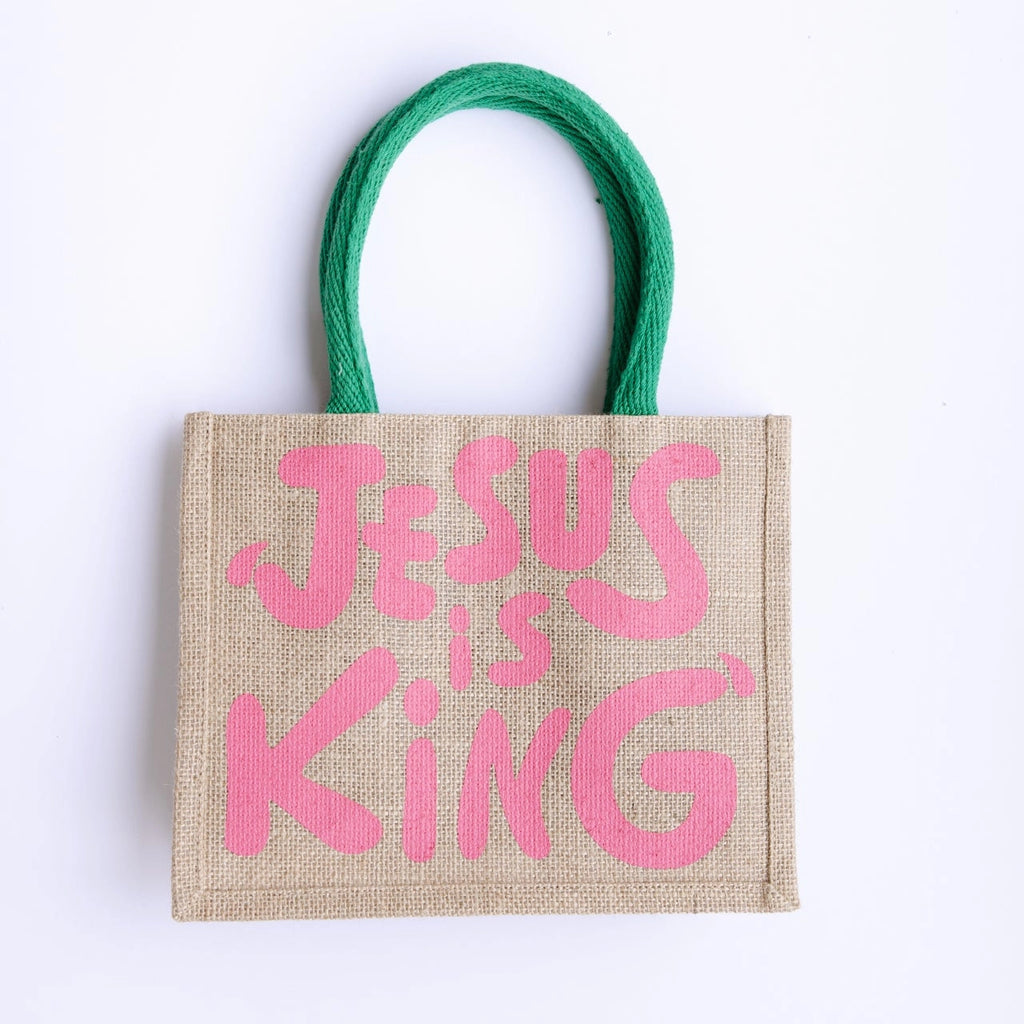 Jesus Is King Easter Basket, Pink