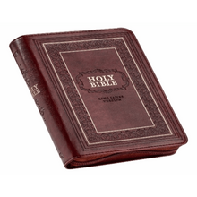 KJV Bible Large Print Compact Bible with Zippered Closure