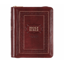 KJV Bible Large Print Compact Bible with Zippered Closure