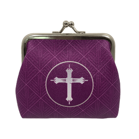 Beautiful Cross Design Coin Purse-Fits all Small Essentials