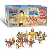 David & Goliath Play Set