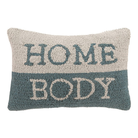 Homebody Hooked Pillow, 18