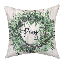 Grateful Climaweave Wreath Indoor/Outdoor Pillow